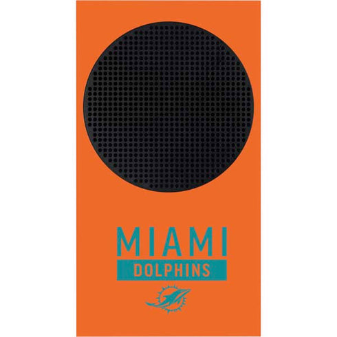 NFL Miami Dolphins Orange Performance Series Xbox Series S Console Skin